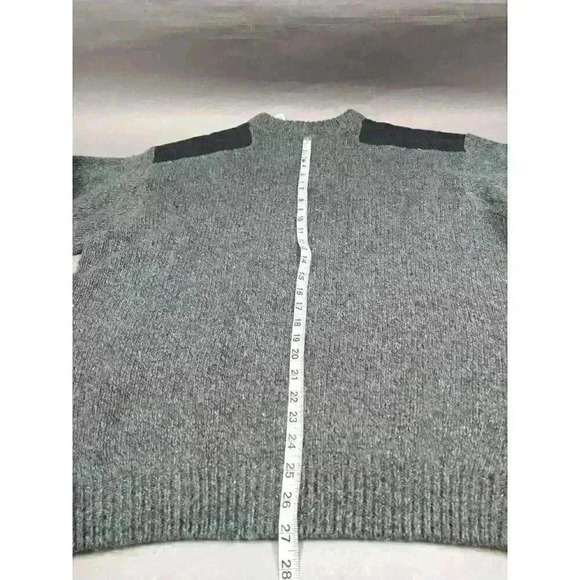 Cotton Traders Men's Sweater Size XL Wool Blend Elbow Shoulder Patch Pullover - Picture 8 of 8